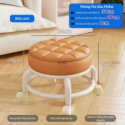 Ghế đôn xoay bệt SUMI , ghế đôn đa năng tiện lợi 5