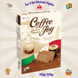 Bánh Quy Vị Cà Phê Coffee Joy Hộp 156g - 312g - HÀNG CHÍNH HÃNG 3