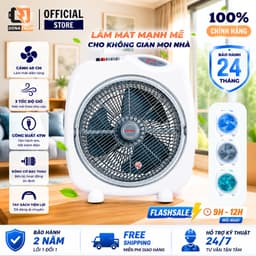 Quạt bàn đảo loại to, quạt hộp Senko BD1410 47W 3 cấp độ gió - Bảo hành 24 tháng chính hãng 1