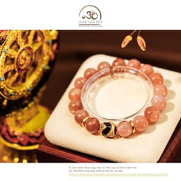Ngọc Đan Tâm - Vòng Tay Mặt Trời 12mm 3A Phối Charm Dzi Lu Thống 4