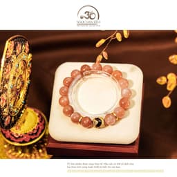 Ngọc Đan Tâm - Vòng Tay Mặt Trời 12mm 3A Phối Charm Dzi Lu Thống 5