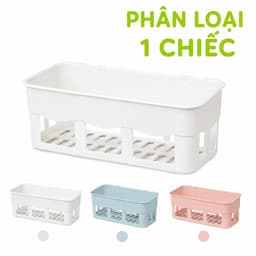 Kệ Đựng Đồ Phòng Tắm Dán Tường Nhựa PP Cao Cấp Không Cần Khoan Tường Chống Thấm Nước GD250 8