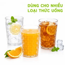 Ly Nhựa Trong Suốt Cao Cấp Vân Mây Đan Hiện Đại Dung Tích 380ML 455ML GD331 3