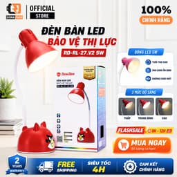 Đèn bàn học chống cận Rạng đông RL-27.V2 5W hình thú cao cấp, đèn bàn bảo vệ thị lực cho bé 1