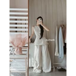 SET KEM suông rộng Xukadress, set đồ sang chảnh 4