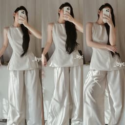 SET KEM suông rộng Xukadress, set đồ sang chảnh 3