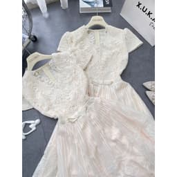 VÁY REN KEM XOÈ DỰ TIỆC XUKADRESS CỔ V 8