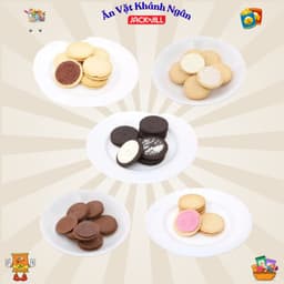 Combo Bánh Quy Kem Cream-O Đủ Vị Thỏi 85g - HÀNG CHÍNH HÃNG 7