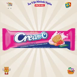 Combo Bánh Quy Kem Cream-O Đủ Vị Thỏi 85g - HÀNG CHÍNH HÃNG 3