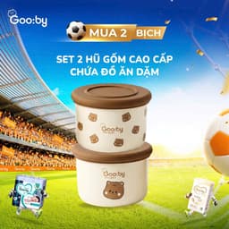[ Kèm quà ] Combo 2 bịch Tã/bỉm ngày hoặc đêm chính hãng Gooby siêu mỏng, thấm hút, đủ size cho bé 4