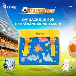 [ Kèm quà ] Combo 2 bịch Tã/bỉm ngày hoặc đêm chính hãng Gooby siêu mỏng, thấm hút, đủ size cho bé 7