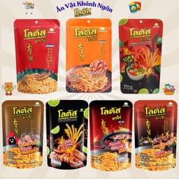 Combo Snack Bánh Tăm Que Cọng Thái Lan Dorkbua Đủ Vị Gói 50g-62g - HÀNG CHÍNH HÃNG 1