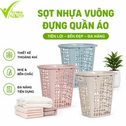 Giỏ Đựng Đồ Đa Năng Nhựa PP Nguyên Sinh Bền Đẹp Thiết Kế Thoáng Khí Dung Tích Lớn Dễ Vệ Sinh GD188 1
