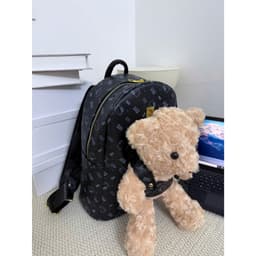 Balo Nữ Gấu Bông Hello Kitty Da PU Cao Cấp Size 40 – Balo Đi Học Đi Chơi Form Lớn Nhiều Ngăn, Kèm Gấu Bông Tháo Rời 5