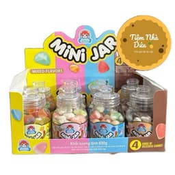 (giá sỉ) lốc 8 lọ kẹo dẻo hoa quả mix loại vị trái cây choco siêu ngon xịn, kẹo lọ dẻo trái cây yunny siêu hot 1