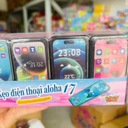 Lốc 30 hộp kẹo xê iphone mix vị hoa quả, kẹo c hoa quả lọ hình iphone bé bán lẻ 2k 5