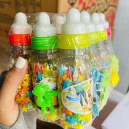 Lốc 12 lọ kẹo c vị trái cây kèm đồ chơi, kẹo c ngậm hương trái cây sỉ đồ ăn vặt 4