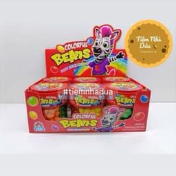 Hộp 6 lọ Kẹo Trái Cây Mix 4 Vị Beans mỗi lọ 80Gram hàng mới siêu Hot 1