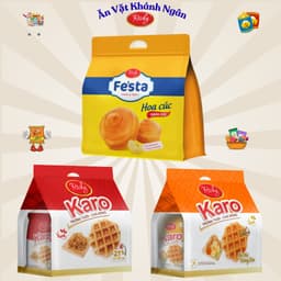 Bánh Richy KARO, Bánh Hoa Cúc Festa - HÀNG CHÍNH HÃNG 1