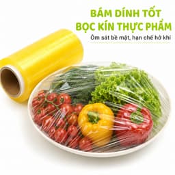 Màng Bọc Thực Phẩm PE Lõi Trần Family Deli Mềm Dẻo Bám Dính Tốt Bọc Kín Thực Phẩm Giữ Tươi Lâu An Toàn GD258 3