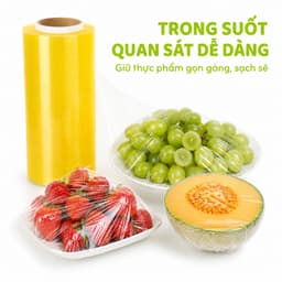 Màng Bọc Thực Phẩm PE Lõi Trần Family Deli Mềm Dẻo Bám Dính Tốt Bọc Kín Thực Phẩm Giữ Tươi Lâu An Toàn GD258 4