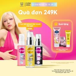 Serum Cho Tóc Bóng Mượt 100h Sunsilk Luminous UV/Glossy Black/Silky Smooth 45ml 1