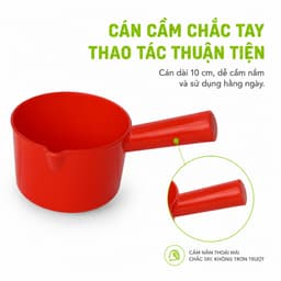 Gáo Nhựa Múc Nước Việt Nhật 6123 Nhựa Cao Cấp Tay Cầm Chắc Chắn Bền Đẹp Tiện Dụng Cho Gia Đình GD260 4