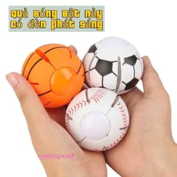 Đồ Chơi Quả Bóng Bật Nảy Tự Động Có Đèn Sáng Nhấp Nháy Vui Nhộn 1