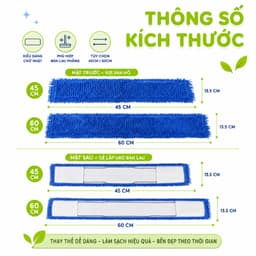 Bông Lau Sàn Nhà San Hô Chữ Nhật Siêu Thấm Hút Mềm Mịn Dễ Giặt Nhanh Khô Bền Đẹp Phù Hợp Gia Đình Văn Phòng GD261 2