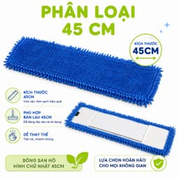 Bông Lau Sàn Nhà San Hô Chữ Nhật Siêu Thấm Hút Mềm Mịn Dễ Giặt Nhanh Khô Bền Đẹp Phù Hợp Gia Đình Văn Phòng GD261 8