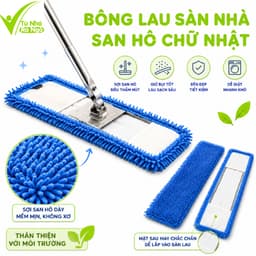 Bông Lau Sàn Nhà San Hô Chữ Nhật Siêu Thấm Hút Mềm Mịn Dễ Giặt Nhanh Khô Bền Đẹp Phù Hợp Gia Đình Văn Phòng GD261 1