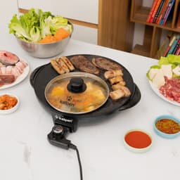 Bếp lẩu nướng hai ngăn KALPEN AR70 1.5L hàng chính hãng 3