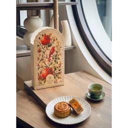 HỘP ĐỰNG 6 BÁNH TRUNG THU MINI THẠCH LỰU CÁT TƯỜNG -  SET 3/5 HỘP (KHÔNG KÈM BÁNH) 2