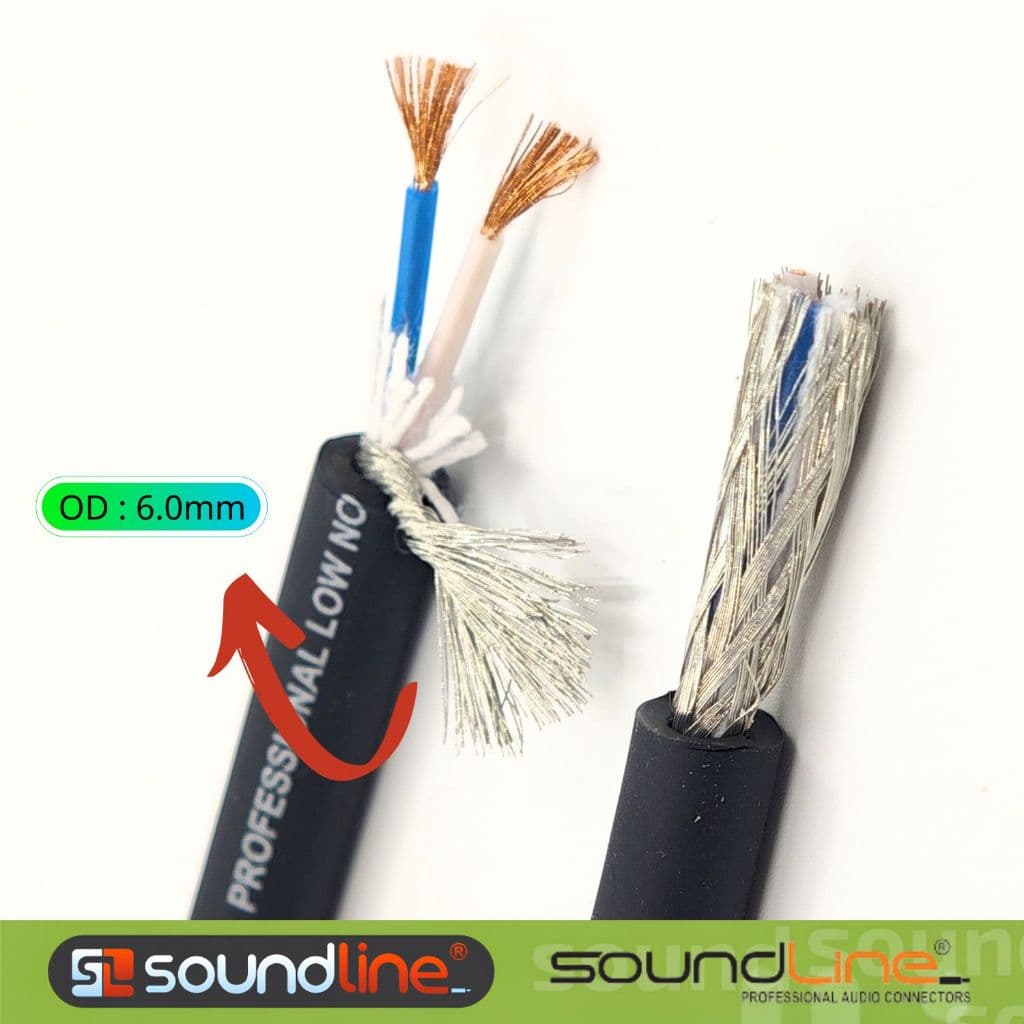 Dây tín hiệu Âm Thanh Audio, Dây Microphone Soundline BD610 . Báo giá 1M
