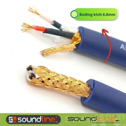 Dây tín hiệu âm thanh, dây audio, micro hàn dây BD203 Soundline ( Giá 1M ) 1