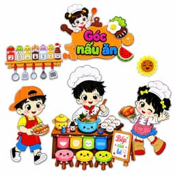 Tranh góc steam, trang trí góc mầm non cho bé 9