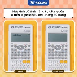 Máy tính khoa học Thiên Long Flexio Fx799VN - Máy tính học sinh, sinh viên, bảo hành 7 năm, được phép mang vào phòng thi 6