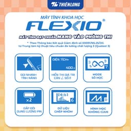 Máy tính khoa học Thiên Long Flexio Fx799VN - Máy tính học sinh, sinh viên, bảo hành 7 năm, được phép mang vào phòng thi 8