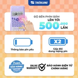 Máy tính khoa học Thiên Long Flexio Fx799VN - Máy tính học sinh, sinh viên, bảo hành 7 năm, được phép mang vào phòng thi 4