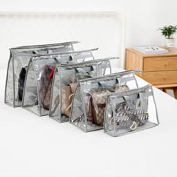 Túi Đựng Túi Xách Trong Suốt PVC Chống Bụi Chống Ẩm Có Quai Xách Bảo Quản Giữ Form Túi Da 8