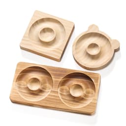 St.kunkka Khay đựng vòng tay bằng gỗ nguyên khối DIY gỗ đổ xô Tấm đựng chuỗi hạt cho vòng tay 9