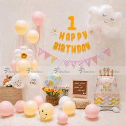 Set bóng trang trí sinh nhật phong cách Hàn Quốc 6
