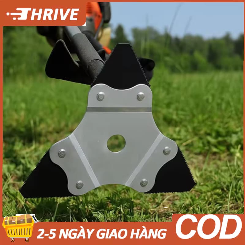 Lưỡi Cắt Cỏ 3 Cạnh Lưỡi Răng Cưa Tự Mài Cao Cấp Sử Dụng Sắc Bén - Lâu Dài