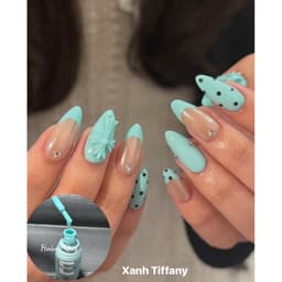 Sơn gel màu Xanh Tiffany cao cấp - Màu Hót - Hoangquy.233 5