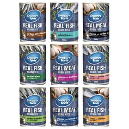 Combo 24lon siêu tiết kiệm Pate Cho Mèo Snappy Tom Real Fish 400g từ thịt thật giúp mèo phát triển toàn diện-Méo Chò Uni 4