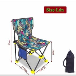 Ghế Câu Cá Họa Bích Gấp Gọn Siêu Bền, Dễ Dàng Mang Đi Câu . Size Nhỏ/Trung/Đại/Cực Đại. Fishing 3