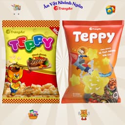 Combo Bim Bim Teppy Tràng An gói 35g - HÀNG CHÍNH HÃNG 1