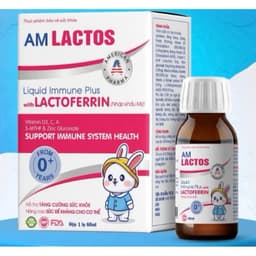 AM Lactos ( Lọ 60ml )- Bổ sung Lactoferrin đậm đặc dạng lỏng giúp hỗ trợ nâng cao sức đề kháng cho trẻ ''Bé Bụ Bẫm'' 1