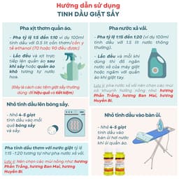Tinh Dầu Giặt Xả Vải Thơm Quần Áo Đậm Đặc 80ml GERMA – Hương Sang Trọng, Giữ Mùi Bền Lâu Sau Giặt 3