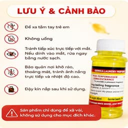 Tinh Dầu Giặt Xả Vải Thơm Quần Áo Đậm Đặc 80ml GERMA – Hương Sang Trọng, Giữ Mùi Bền Lâu Sau Giặt 6